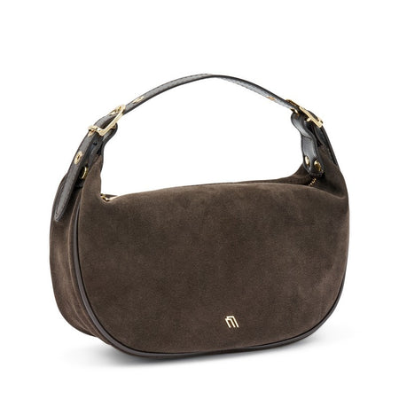 Frau Handbag in morbido suede t.moro B830