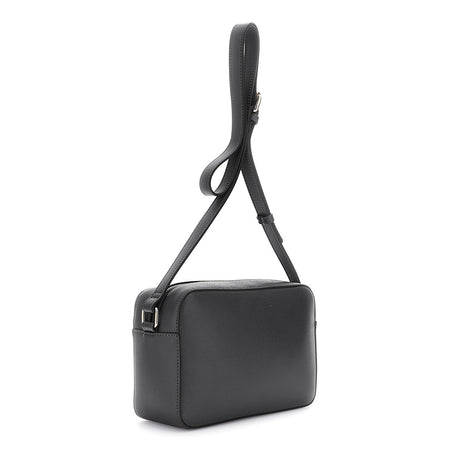 CAMERA BAG IN SINTETICO EFFETTO PELLE SAFFIANO CON CHARMS MULTICOLOR