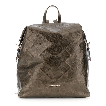 ZAINO IN MATERIALE SINTETICO EFFETTO PELLE METALLIZZATO