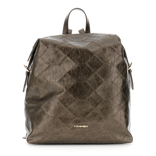 ZAINO IN MATERIALE SINTETICO EFFETTO PELLE METALLIZZATO