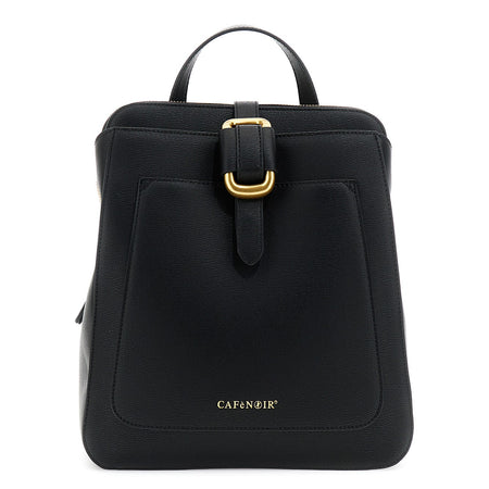 ZAINO IN SINTETICO EFFETTO PELLE CON PASSANTE IN METALLO