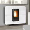 Thermorossi Termostufa a Pellet SlimQuadro Idra Cristallo 14,3 kW