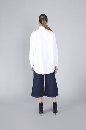 CAMICIA IN POPELINE CON MICROBORCHIE