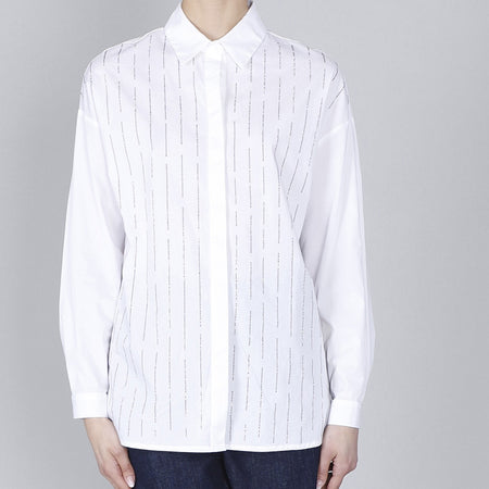 CAMICIA IN POPELINE CON MICROBORCHIE