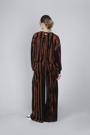 CROPPED IN VELLUTO SFUMATO