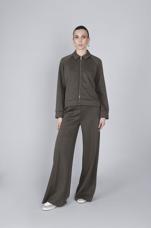 FELPA CROPPED IN SCUBA