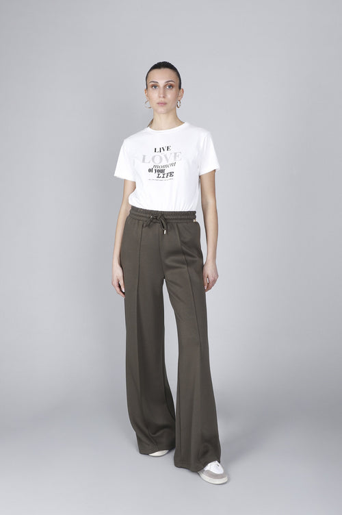 PANTALONE PALAZZO IN SCUBA