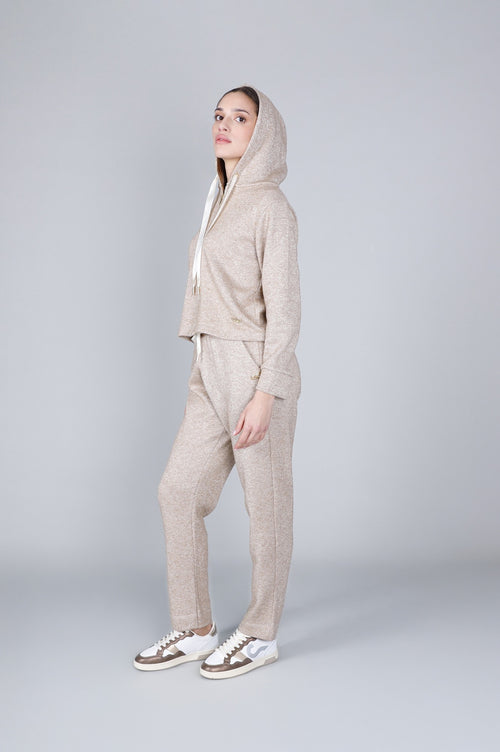 FELPA FULL ZIP IN FELPA MANO CALDA