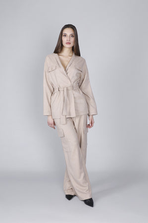 GIACCA TIPO KIMONO CON FUSCIACCA