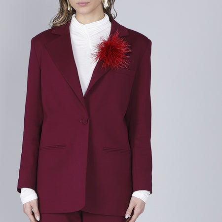 GIACCA MONOPETTO TESSUTO ELASTICIZZATO