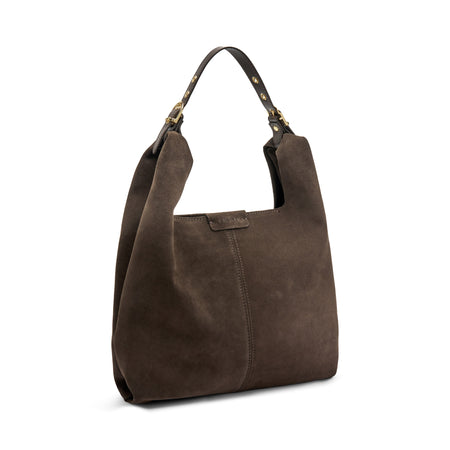 Frau Shopper in morbido suede t.moro B831