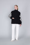 CAPPOTTO CORTO MANICHE RICAMATE