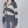 CARDIGAN RIGATO CON LUREX
