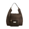 Frau Shopper in morbido suede t.moro B831