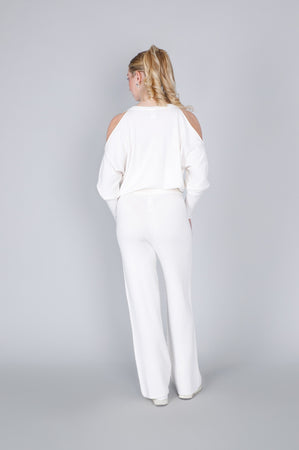 PANTALONE PALAZZO IN MAGLIA