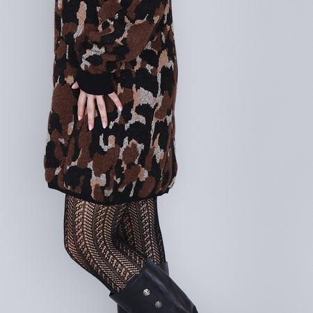 MINIABITO LAVORAZIONE JACQUARD ANIMALIER