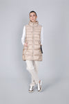 GILET SVASATO TESSUTO CANGIANTE