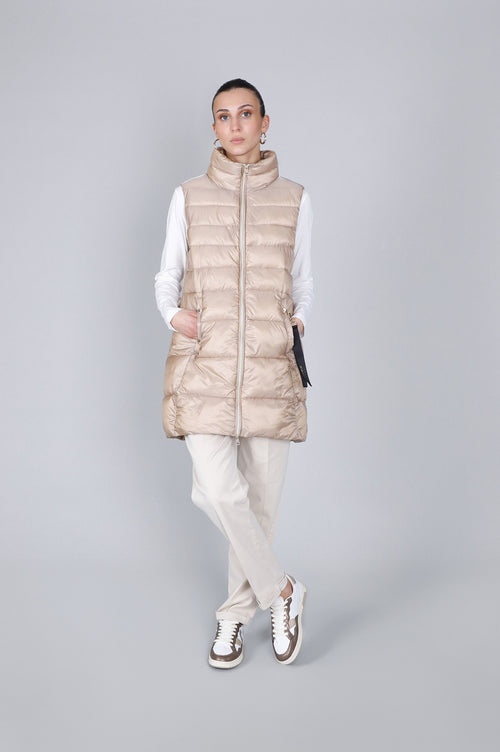 GILET SVASATO TESSUTO CANGIANTE