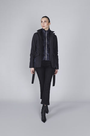 GIUBBINO BIMATERIALE