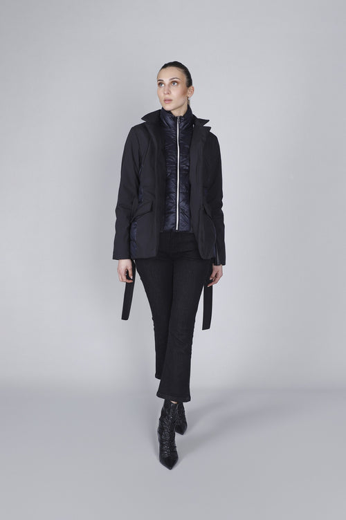 GIUBBINO BIMATERIALE