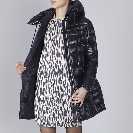 PIUMINO AVVITATO CON CAPPUCCIO FISSO