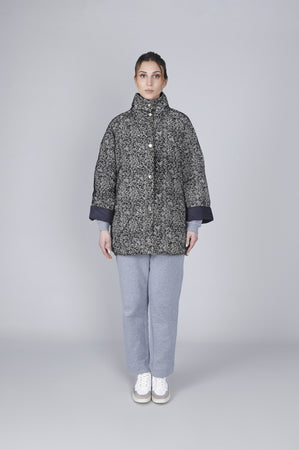 PIUMINO TIPO CAPPA SVASATA CON STAMPA CHERVON