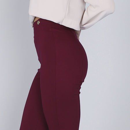 PANTALONE SKINNY VITA ALTA TESSUTO ELASTICIZZATO