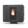 Thermorossi Termostufa a Pellet SlimQuadro Idra Cristallo 14,3 kW