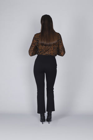 PANTALONE CROPPED FLARE