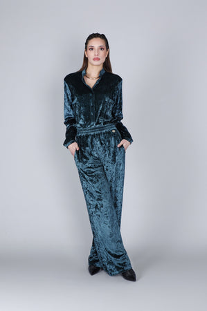 PANTALONE PALAZZO IN CINIGLIA