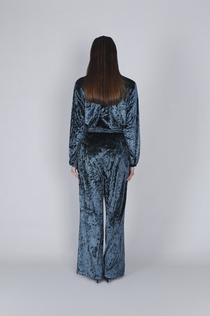 PANTALONE PALAZZO IN CINIGLIA