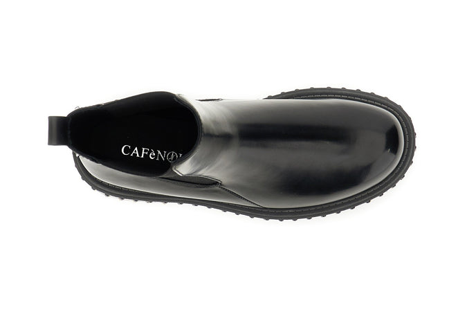 TRONCHETTO CON ELASTICO IN SINTETICO EFFETTO PELLE SPAZZOLATA