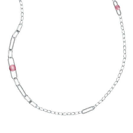 Collana lunga MORELLATO donna 1930 cat-eye rosa - 100 cm