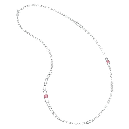 Collana lunga MORELLATO donna 1930 cat-eye rosa - 100 cm