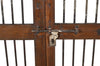 Biscottini Porta portone in legno massello e ferro da interno o da esterno vecchia e antica medievale