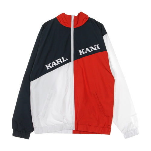 KARL KANI Giacca a Vento Uomo Retro Block Navy/red/white da uomo