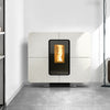 Thermorossi Termostufa a Pellet SlimQuadro Idra Stone 14,3 kW
