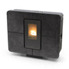 Thermorossi Termostufa a Pellet SlimQuadro Idra Stone 14,3 kW