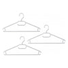 TONTARELLI Set grucce 3pz con portacintura TWISTER Bianco 41,2 x 20 cm