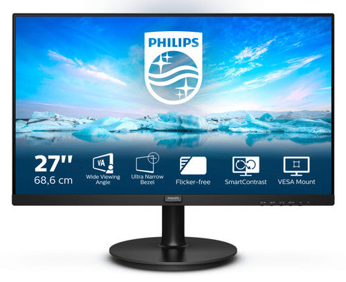 Philips V Line 271V8LA/00 LED display 68,6 cm (27) 1920 x 1080 Pixel Full HD Nero - (Philips V Line 271V8LA/00 LED display 68,6