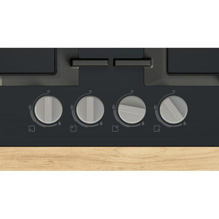 Bosch Piano Cottura Incasso Gasvetro Temper. 4zone 60cm Nero Pnp6b6k40