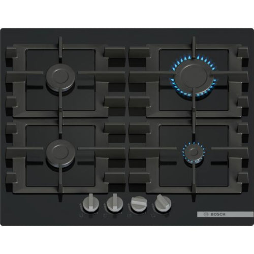 Bosch Piano Cottura Incasso Gasvetro Temper. 4zone 60cm Nero Pnp6b6k40