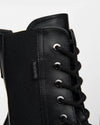 Nero Giardini anfibi donna in pelle nero I411963D100