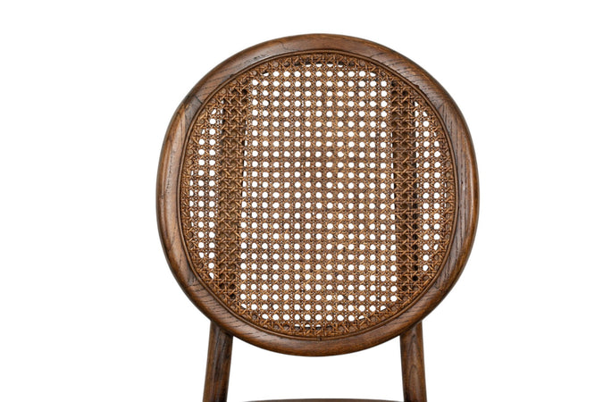 Biscottini Sedia Thonet in legno massello e seduta in rattan