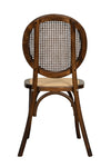Biscottini Sedia Thonet in legno massello e seduta in rattan