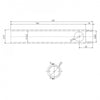 Tubo convogliatore per resistenze stufe a pellet 14701071