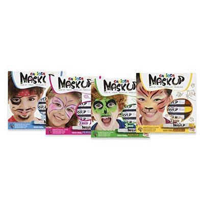 Carioca Set Mask Up | Set Trucchi per Bambine e Bambini, Trucchi per la Pelle in Stick a Base Acqua, Colori Assortiti e Tutor...