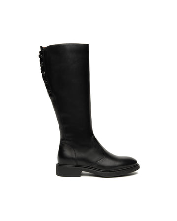 Nero Giardini stivali donna in pelle nero I514710D100