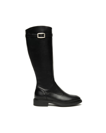 Nero Giardini stivali donna in pelle nero I514713D100