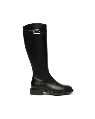 Nero Giardini stivali donna in pelle nero I514713D100